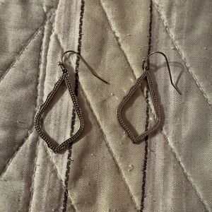 Kendra Scott Silver Dangle Earrings